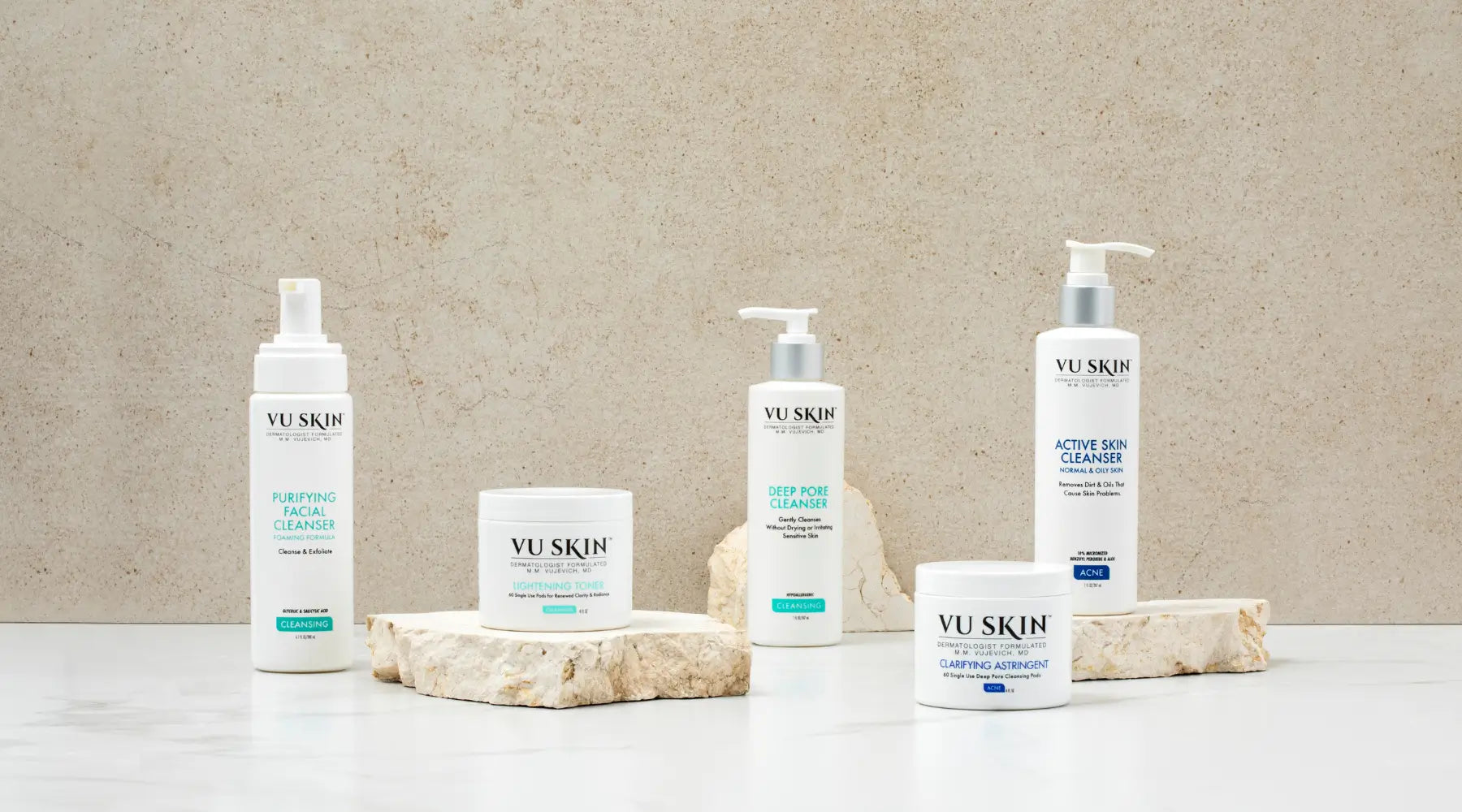 Dull or Uneven Skin Tone Skincare Products - Vu Skin System